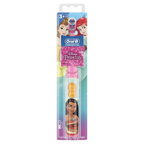 Oral-B, Kids, Battery Toothbrush, Soft, Disney Princess, 1 Toothbrush 3.36 Oz (Pack of 24)