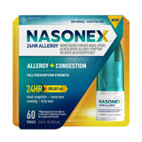 Nasonex 24Hr Non Drowsy Mometasone Furoate Allergy Medicine Nasal Spray - 60 Spr 0.34 Oz (Pack Of 24)