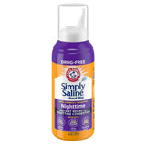 ARM HAMMER Simply Saline Nighttime Nasal Mist 4.6- Instant Relief for SEVERE C 4.6 Oz (Pack of 24)