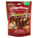 DreamBone Sticks Wrapped with Real Chicken Rawhide-Free Chews for Dogs 8 Count 7 Oz (Pack of 24)