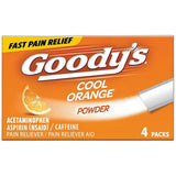 Goodys Extra Strength Headache Powder Cool Orange Flavor Dissolve Packs 4oz (Pack of 36)