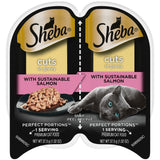 Sheba Perfect Portions Cuts in Gravy Gourmet Salmon Entree Wet Cat Food, 2.6 Oz (Pack of 24)
