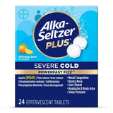 Alka-Seltzer Plus Powerfast Fizz Severe Cold Medicine Orange Zest Effervescent (Pack of 30)