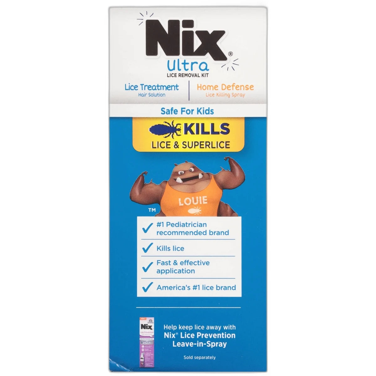 Nix Ultra Lice Removal Kit Kills Super Lice 3.4oz (Pack of 12)
