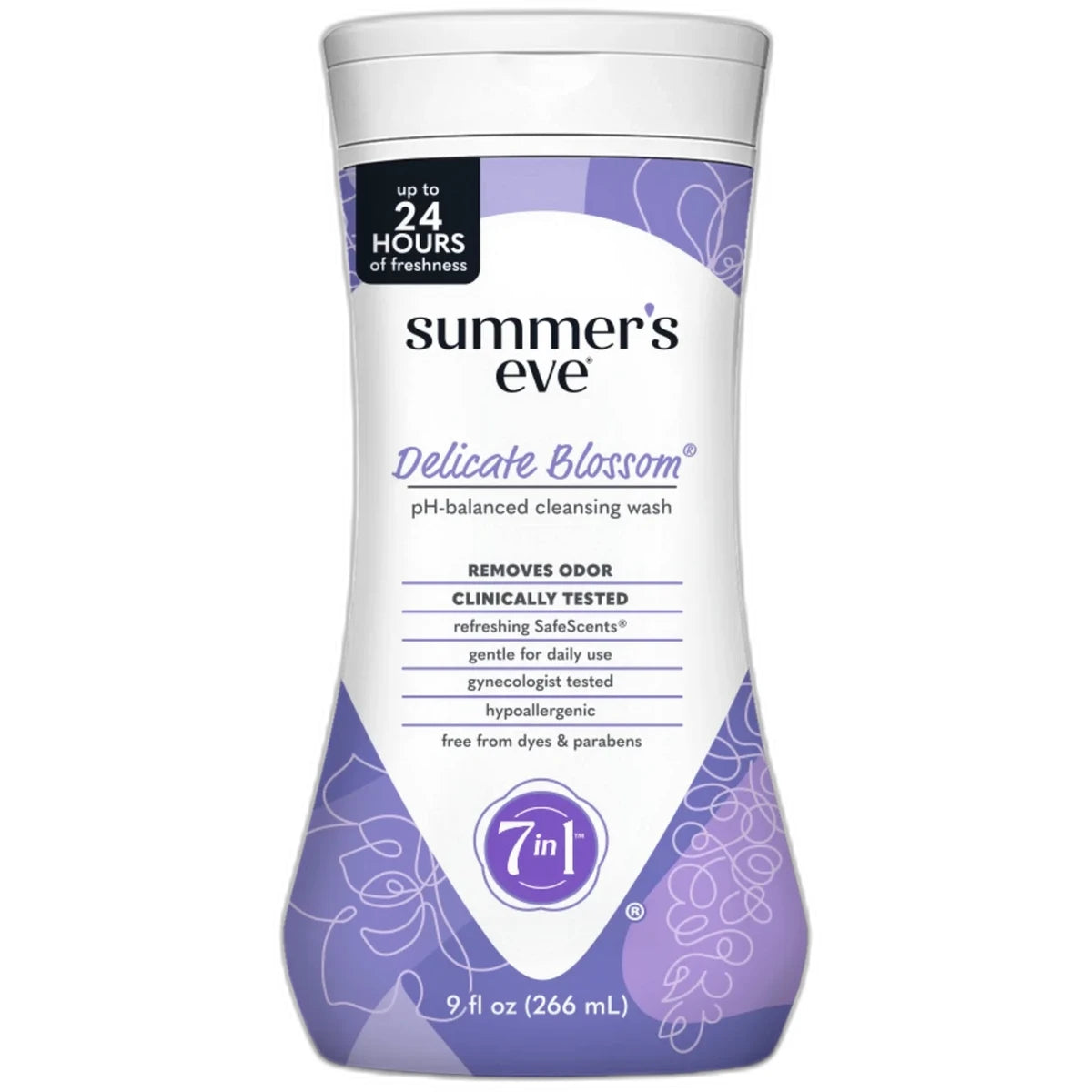 Summers Eve Cleansing Wash For Sensitive Skin Delicate Blossom 9Oz (Pack of 12)