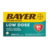 Bayer Pain Reliever, Low Dose, 81 Mg, Tablets - 32 Ct (Pack of 36)