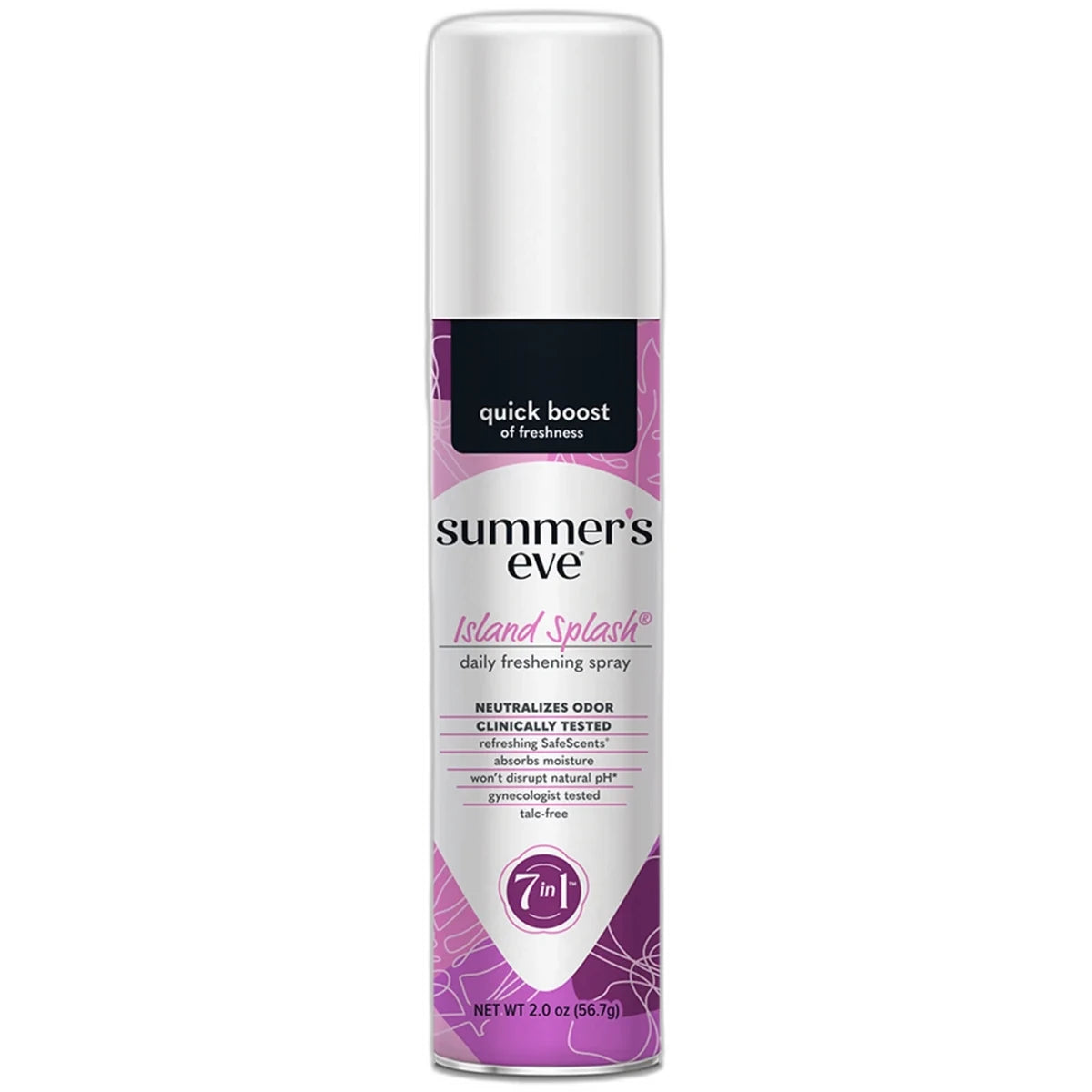 Summers Eve Feminine Deodorant Spray Island Splash 2Oz (Pack of 24)