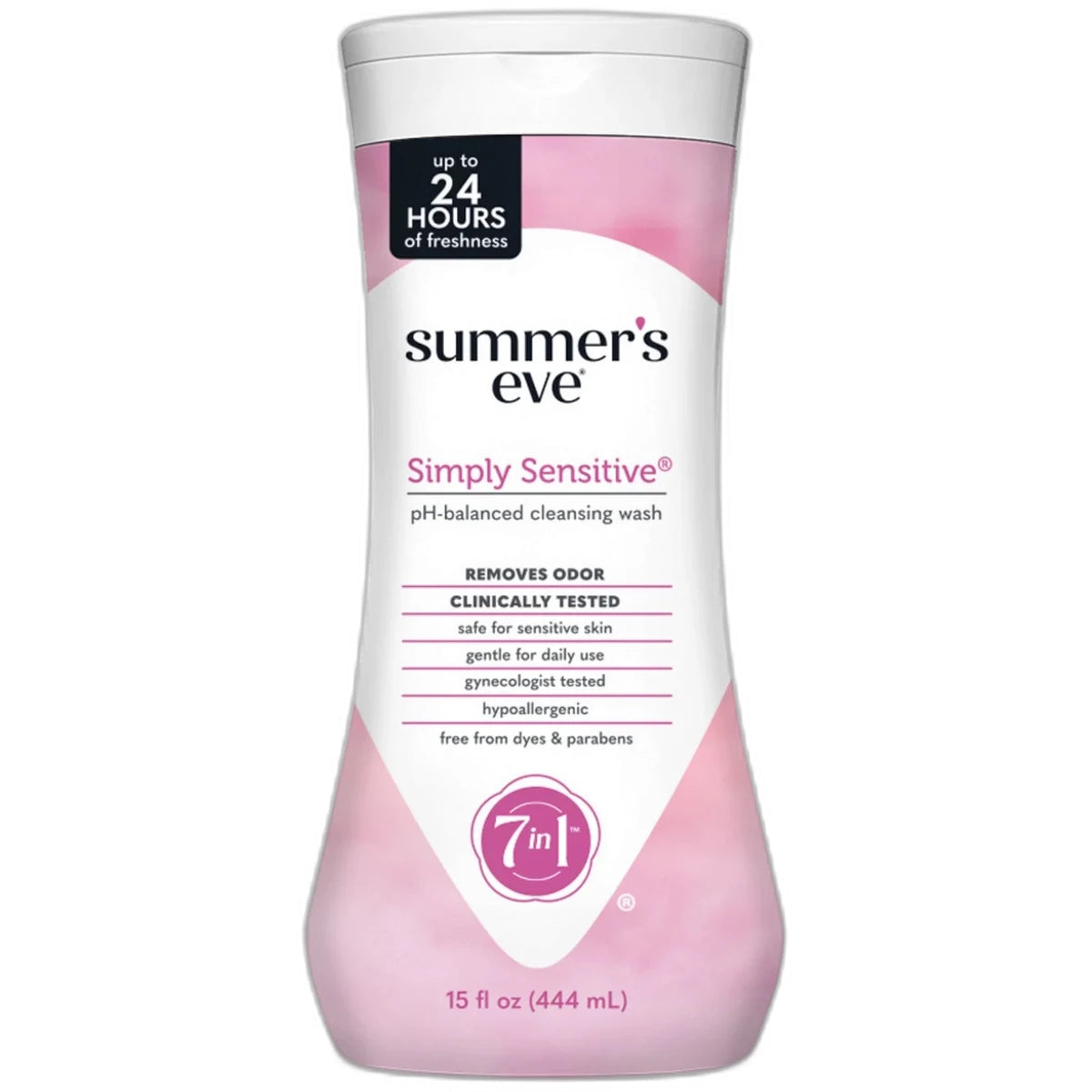 Summers Eve Simply Sensitive Cleansing Wash For Sensitive Skin 15Oz (Pack of 12)