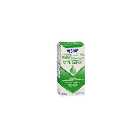 Visine, Allergy Eye Relief, Multi-Action Eye Drops, 15ml 0.5 Oz (Pack of 36)