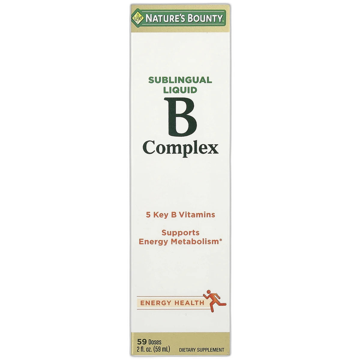 Natures Bounty B Complex Sublingual Liquid 2Oz (Pack of 24)
