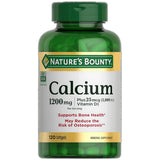 Natures Bounty Calcium 1200 Mg Plus Vitamin D Softgels 12.63Oz (Pack of 24)