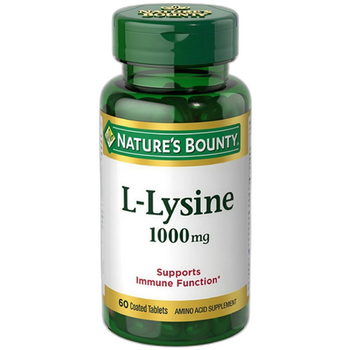 Natures Bounty L-Lysine 1000Mg Tablets 8.47Oz (Pack of 24)
