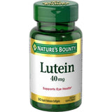 Natures Bounty Lutein 40 Mg (Naturally Contains Zeaxanthin) Dietary Supplement Softgels Supports Eye Health 40 Mg 0.04Oz (Pack Of 24)