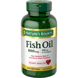 Natures Bounty Odorless Fish Oil 1000 Mg With Omega 3 And 6 Dietary Supplement Softgels200 Ea 12.6Oz (Pack of 12)
