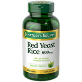 Natures Bounty Red Yeast Rice 600 Mg Capsules 4.8Oz (Pack of 12)