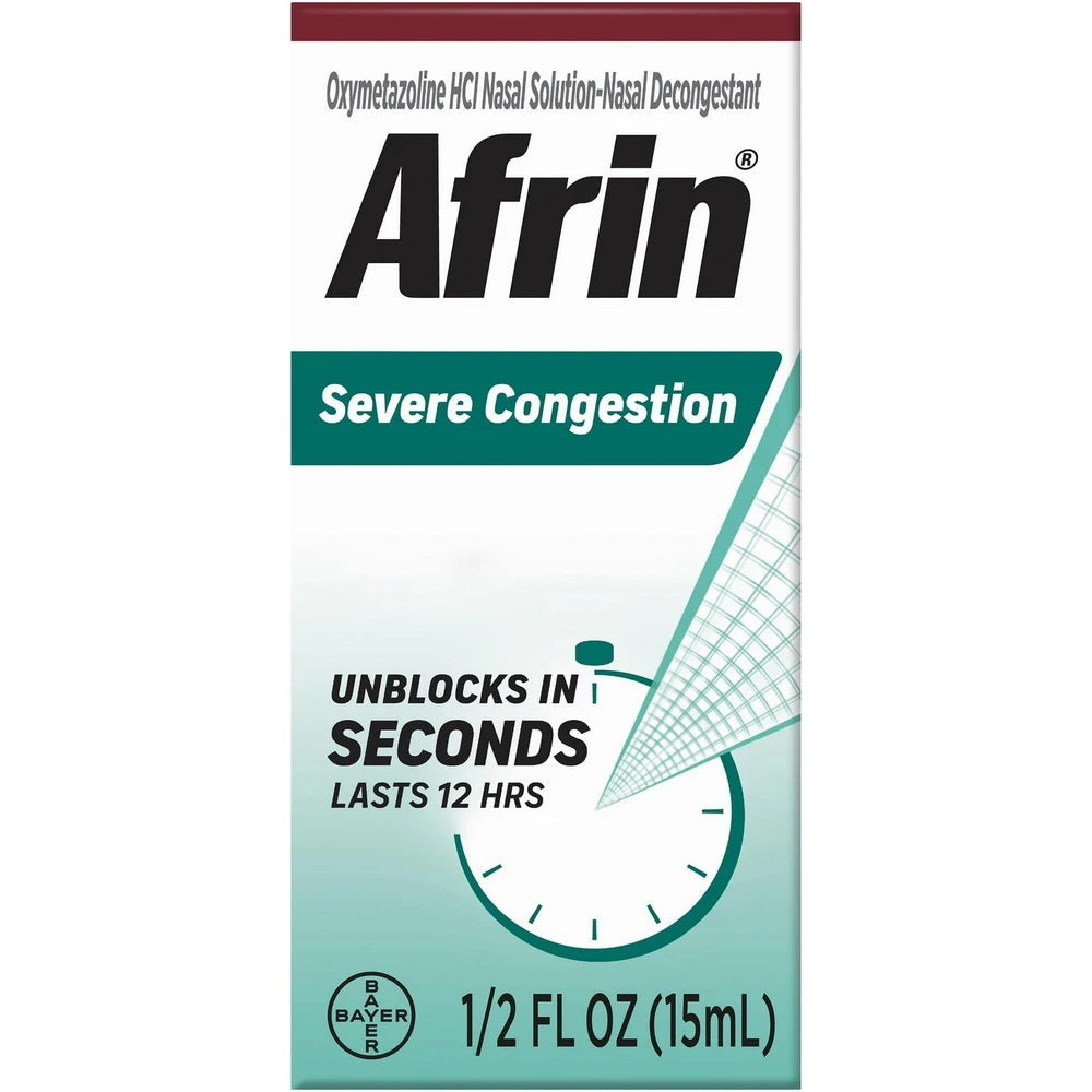 Afrin Severe Congestion, Nasal Spray - 0.5 fl Oz (Pack of 36)