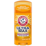 Arm & Hammer Ultramax Deodorant Antiperspirant Invisible Solid Powder Fresh 2.6Oz (Pack of 12)