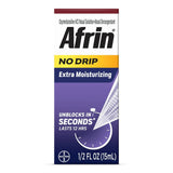 Afrin Nasal Spray No Drip Extra Moisturizing Nasal Congestion Relief Pump Mist - 0.5 fl Oz (Pack of 36)