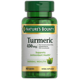 Natures Bounty Turmeric 450 Mg Capsules For Immune Suppport60 Ea 7.76Oz (Pack Of 24)