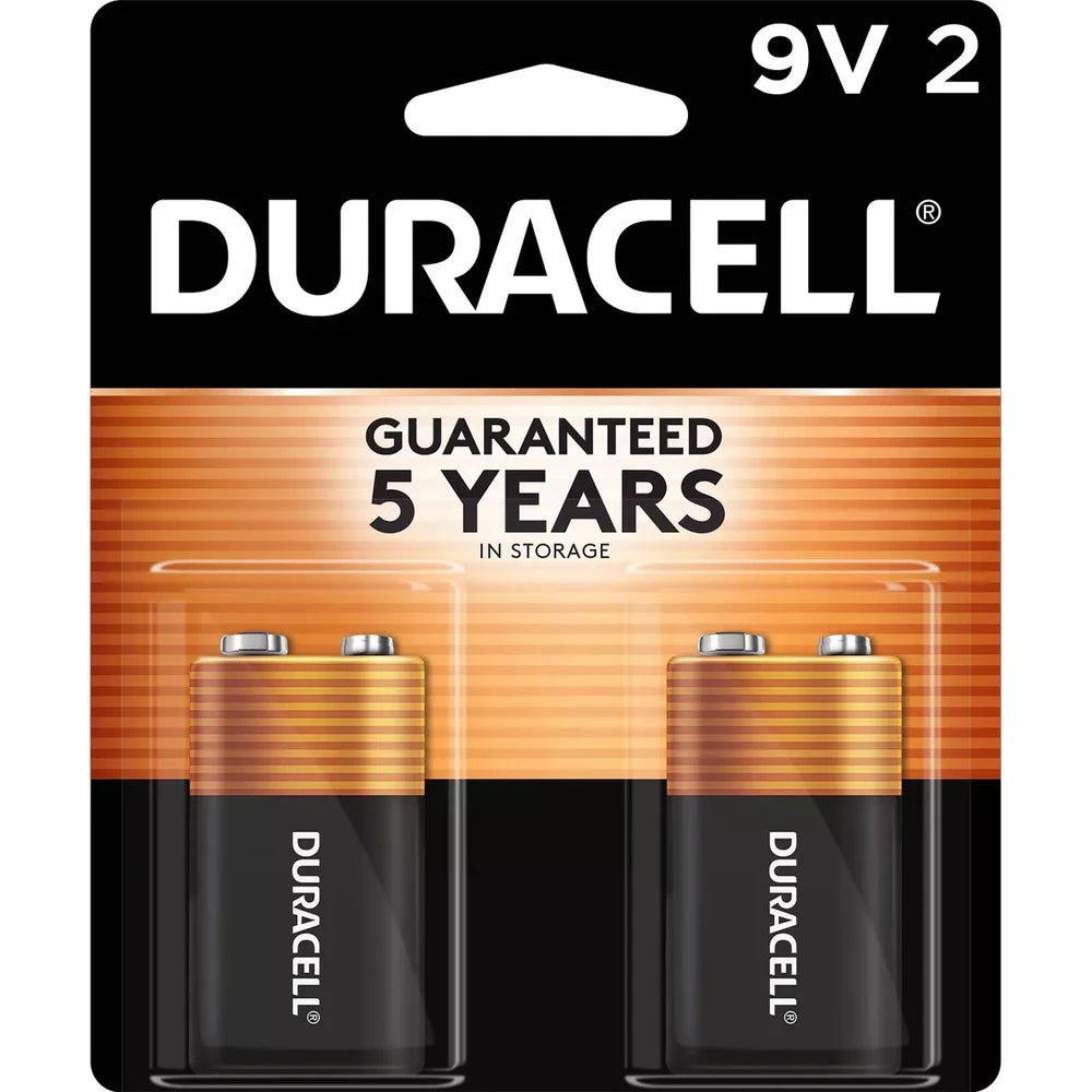 Alkaline Batteries, 9V, 2-Pk. -MN1604B2Z (Pack of 48)