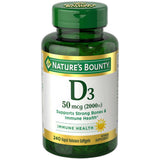 Natures Bounty Vitamin D3 2000 Iu Rapid Release Liquid Soft Gels 2.29Oz (Pack of 24)
