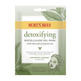 Burt's Bees Detoxifying Biocellulose Gel Mask with Charcoal and Green Tea (Pack of 48)