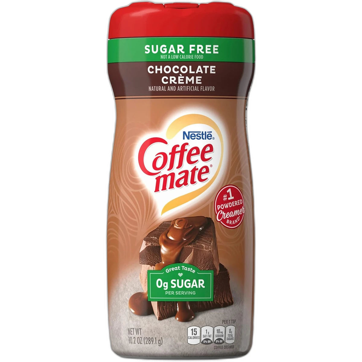 Nestle Coffee Mate Sugar Free Chocolate Creme Coffee Powder 10.2Oz (Pack of 6)