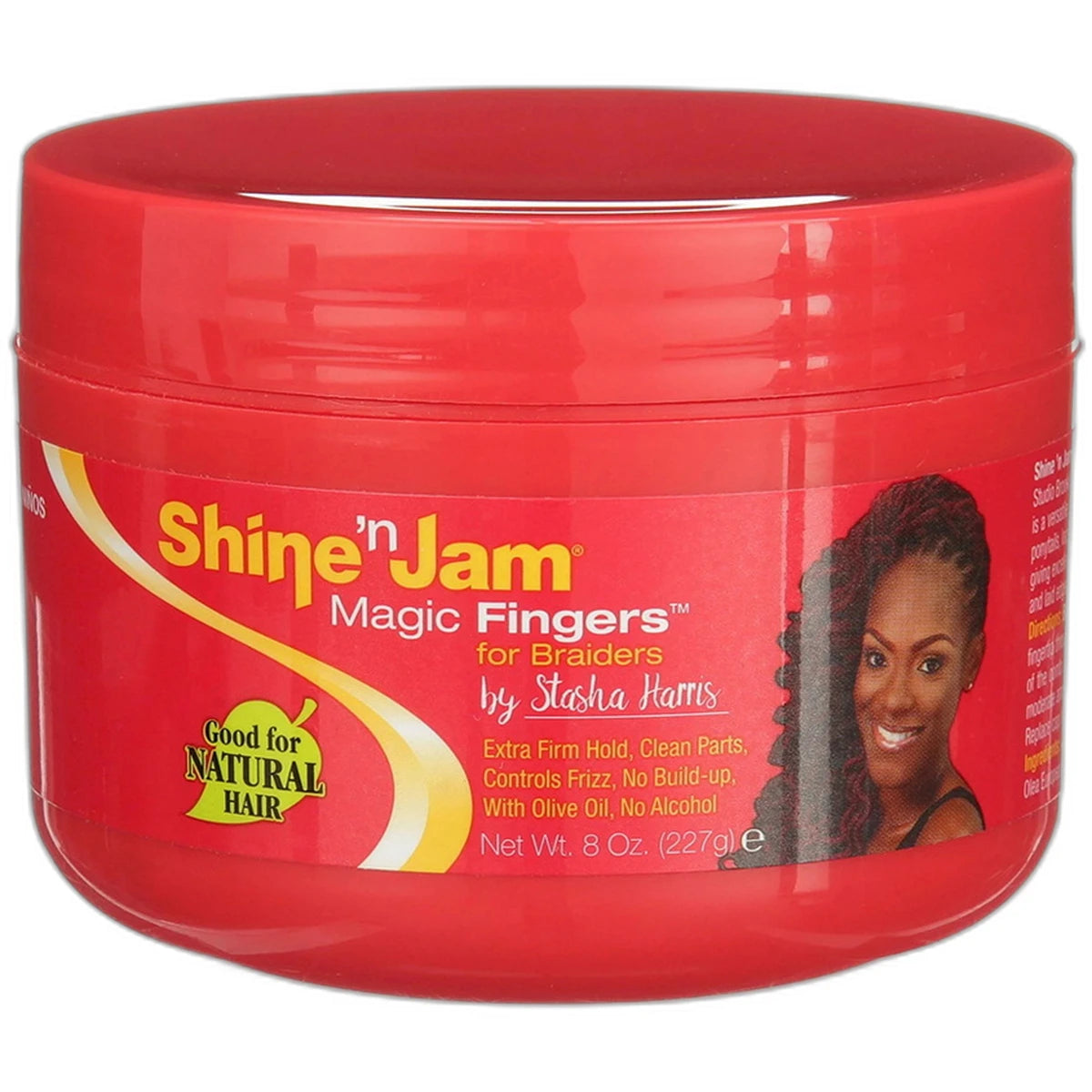 Shine N Jam Magic Fingers For Braiders Extra Firm Hold 8Oz (Pack of 6)
