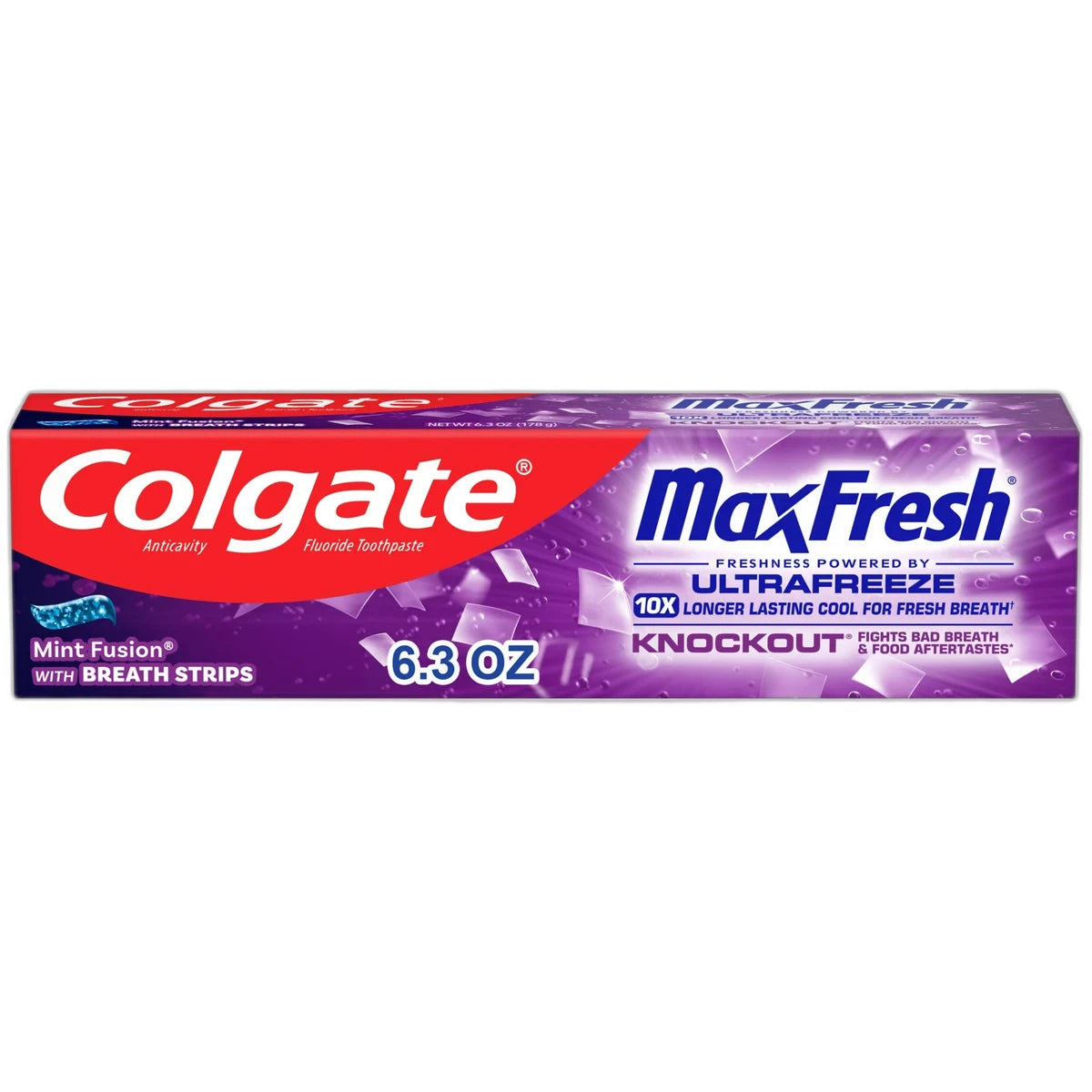 Colgate Max Fresh Whitening Gel Toothpast 6.3Oz (Pack of 24)
