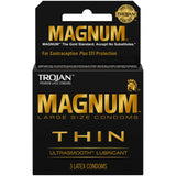 MAGNUM Thin Condoms 3ct (Pack of 48)
