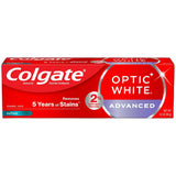 Colgate Optic White Advanced Whitening Toothpaste Icy Fresh 3.2Oz (Pack of 24)