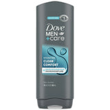 Dove Men Plus Care Body And Face Wash Clean Comfort 18Oz (Pack of 4)