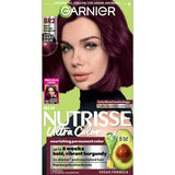 Garnier Nutrisse Ultra Color Nourishing Color Creme BR2 Dark Intense Burgundy 7.2Oz (Pack of 12)