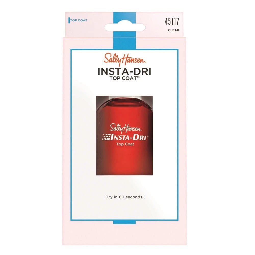 Sally Hansen Nail Treatment 45117 Insta-Dri Anti-Chip Top Coat - 0.45 fl Oz (Pack of 48)