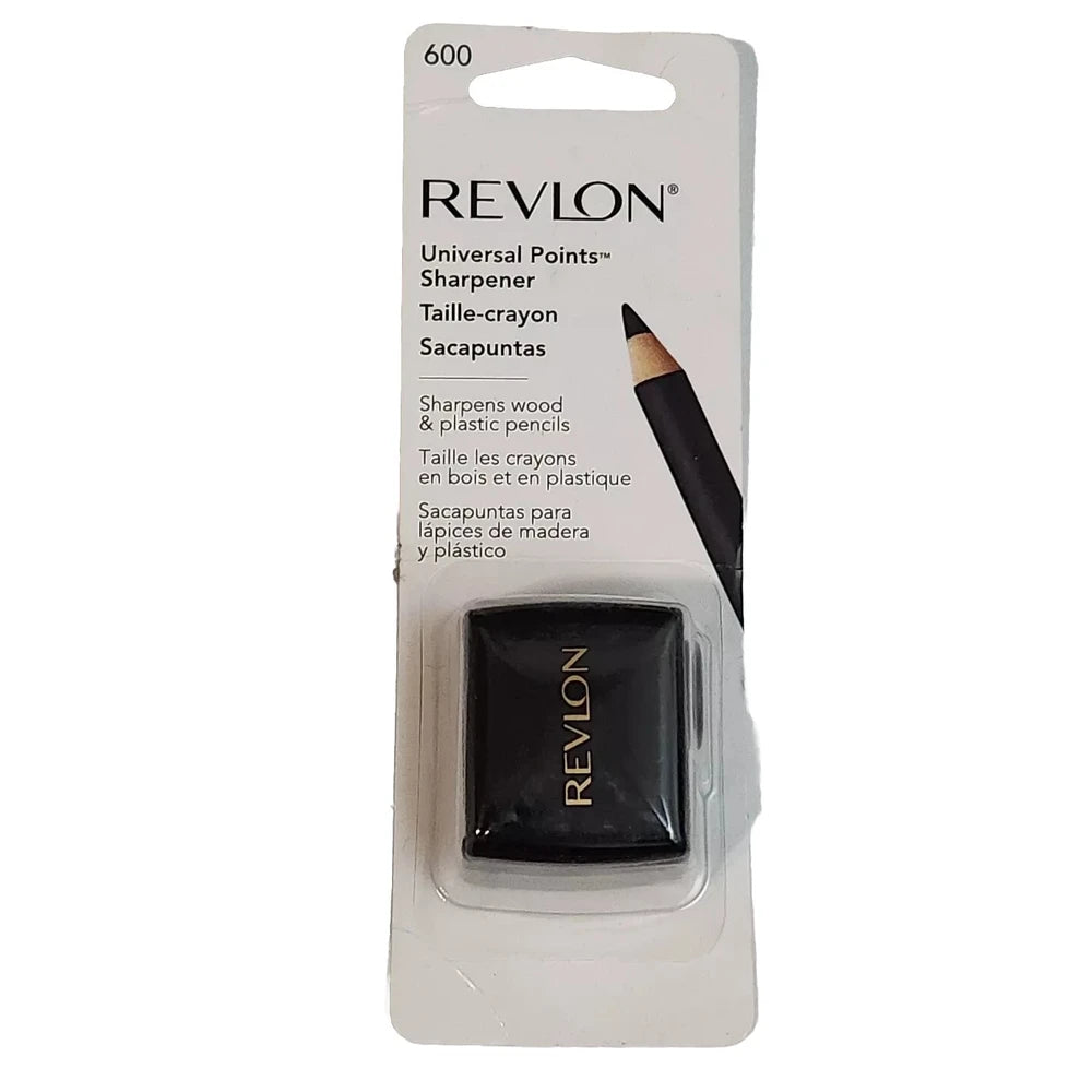 Revlon Universal Points Dual Hole Cosmetic Pencil Sharpener for Eyeliner & Lip Liner Pencils, 1 count 0.64 Oz (Pack of 48)