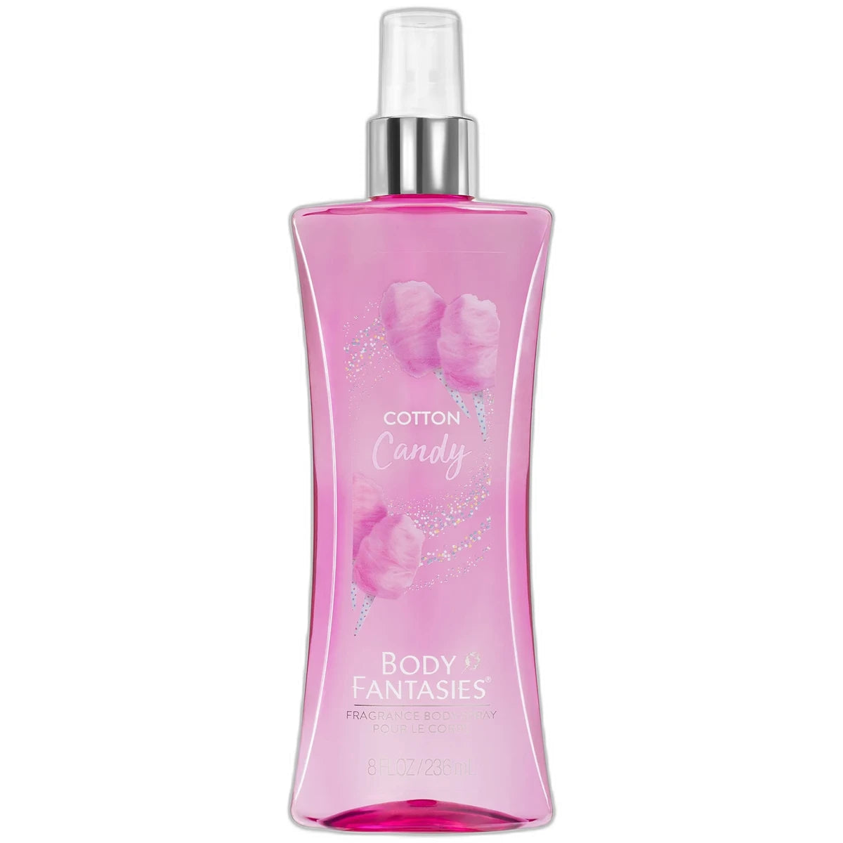 Body Fantasies Signature Fragrance Cotton Candy Body Spray 8Oz (Pack of 12)