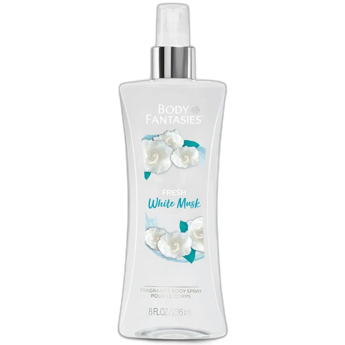 Body Fantasies Signature Fresh White Musk Body Spray 8Oz (Pack of 12)