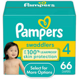 Pampers Swaddlers Active Baby Diapers 4 Sizes 63.52Oz (Pack of 1)