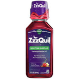 Zzzquil Night Time Sleep-Aid Liquid Syrup Calming Vanilla Cherry12Oz (Pack of 12)