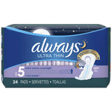 Always Ultra Thin Extra Heavy Overnight Pads 5.4Oz (Pack of 3)