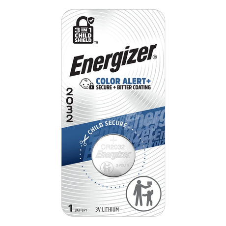 Energizer 2032 Coin Lithium Battery 1.6 Oz (Pack of 72)