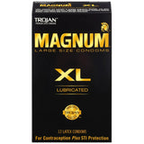 Trojan Magnum XL Lubricated Large Size Latex Condoms 2.1oz (Pack of 48)