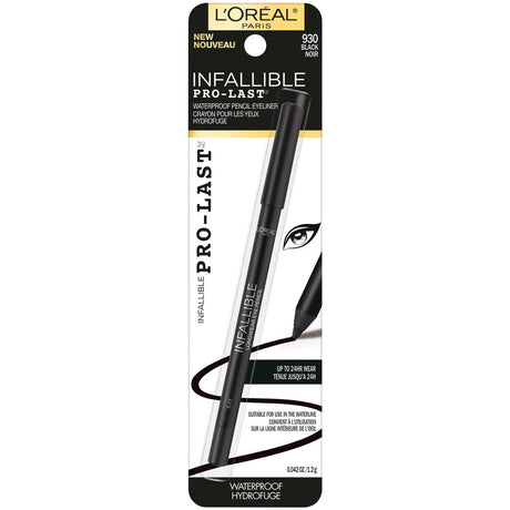 L'Oreal Paris Infallible Pro-Last Waterproof Eyeliner Black- 0.042 Oz (Pack Of 72)