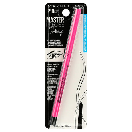 Maybelline Master Precise Skinny Gel Eyeliner Pencil Defining Black 1 Count 0.03 Oz (Pack Of 72)
