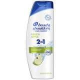 Head and Shoulders 2 in 1 Dandruff Shampoo and Conditioner Green Apple 12.5Oz (Pack of 6)