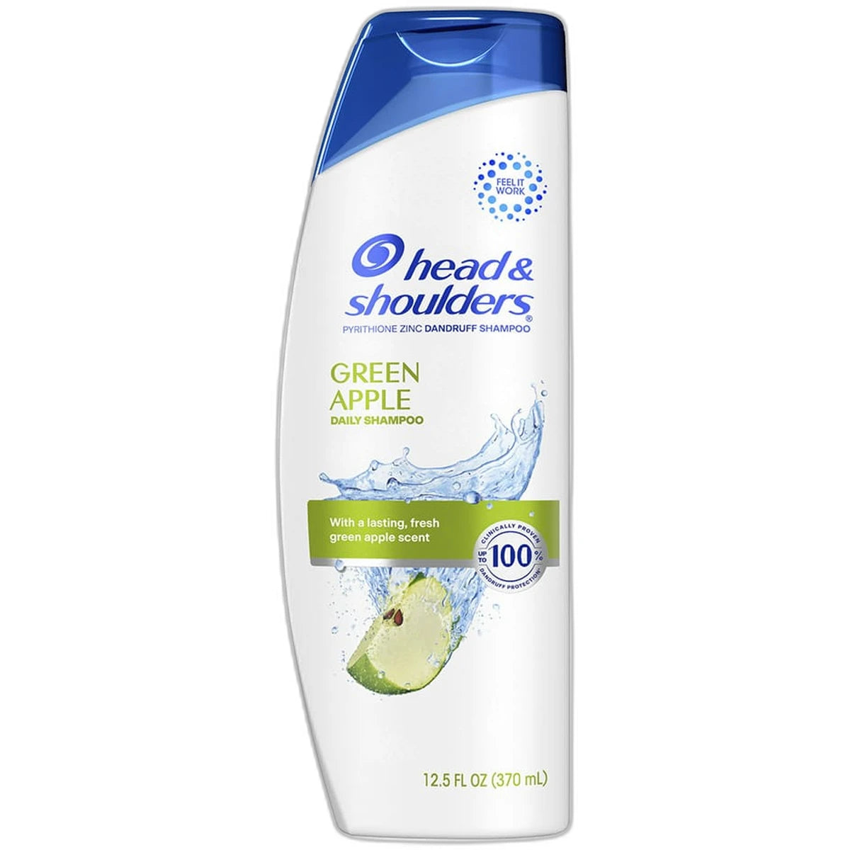 Head and Shoulders Dandruff Shampoo Green Apple 12.5Oz (Pack of 6)