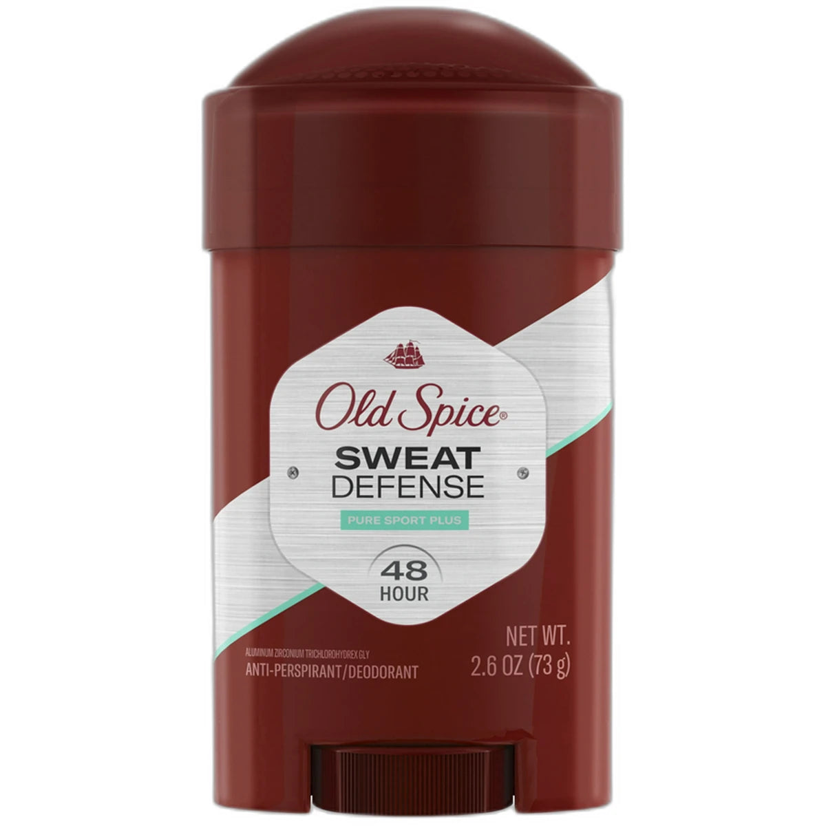 Old Spice Sweat Defense Antiperspirant Pure Sport Plus 2.6Oz (Pack of 12)