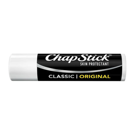 ChapStick Classic Skin Protectant Moisturizing Lip Balm, Original Flavor, 0.15 Oz (Pack of 144)