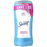 Secret Invisible Solid Powder Fresh Deodorant 5.2Oz (Pack of 6)