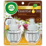 Air Wick Plug In Scented Oil Refill Paradise Retreat Air Freshener 1.34Oz (Pack Of 6)